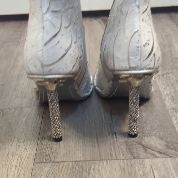 Ce Fou Shoo Pre-owned Rhinestone Heel weztern Boots - Picture 6 of 13